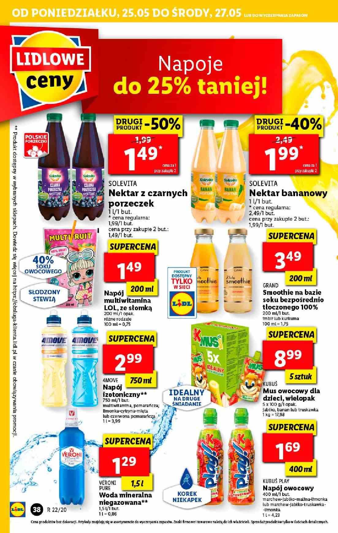 Gazetka promocyjna Lidl do 27/05/2020 str.38