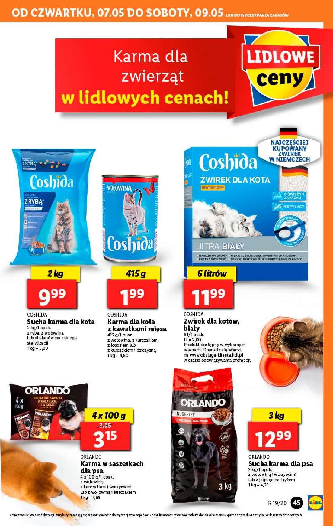 Gazetka promocyjna Lidl do 09/05/2020 str.45