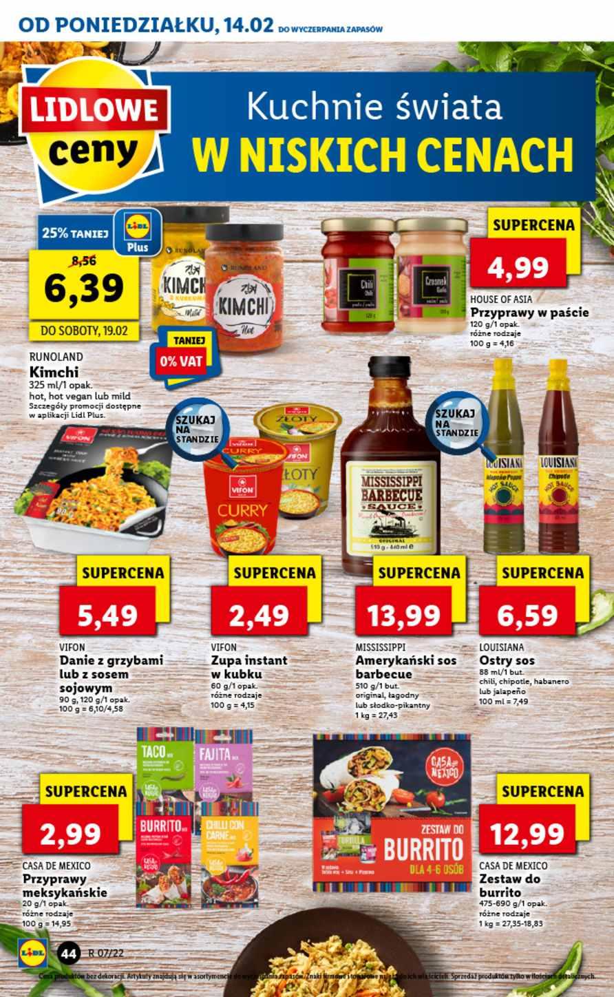 Gazetka promocyjna Lidl do 16/02/2022 str.44