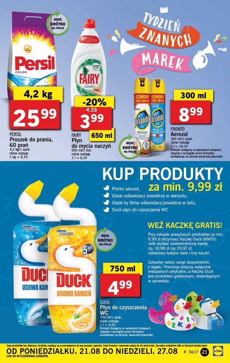 Gazetka promocyjna Lidl do 23/08/2017 str.21