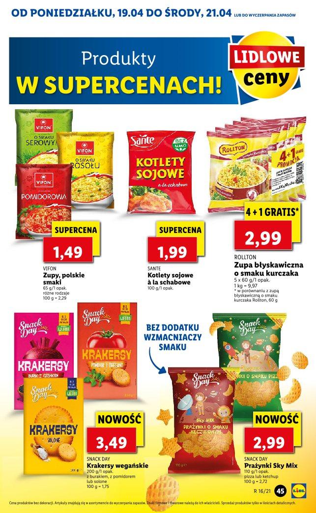 Gazetka promocyjna Lidl do 21/04/2021 str.45