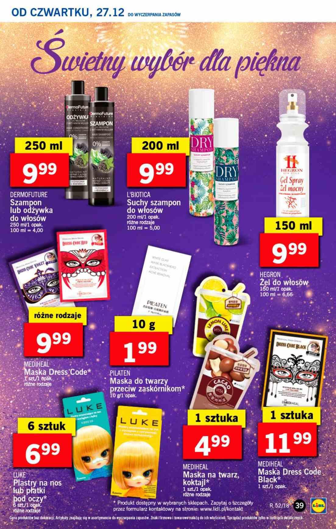 Gazetka promocyjna Lidl do 31/12/2018 str.39