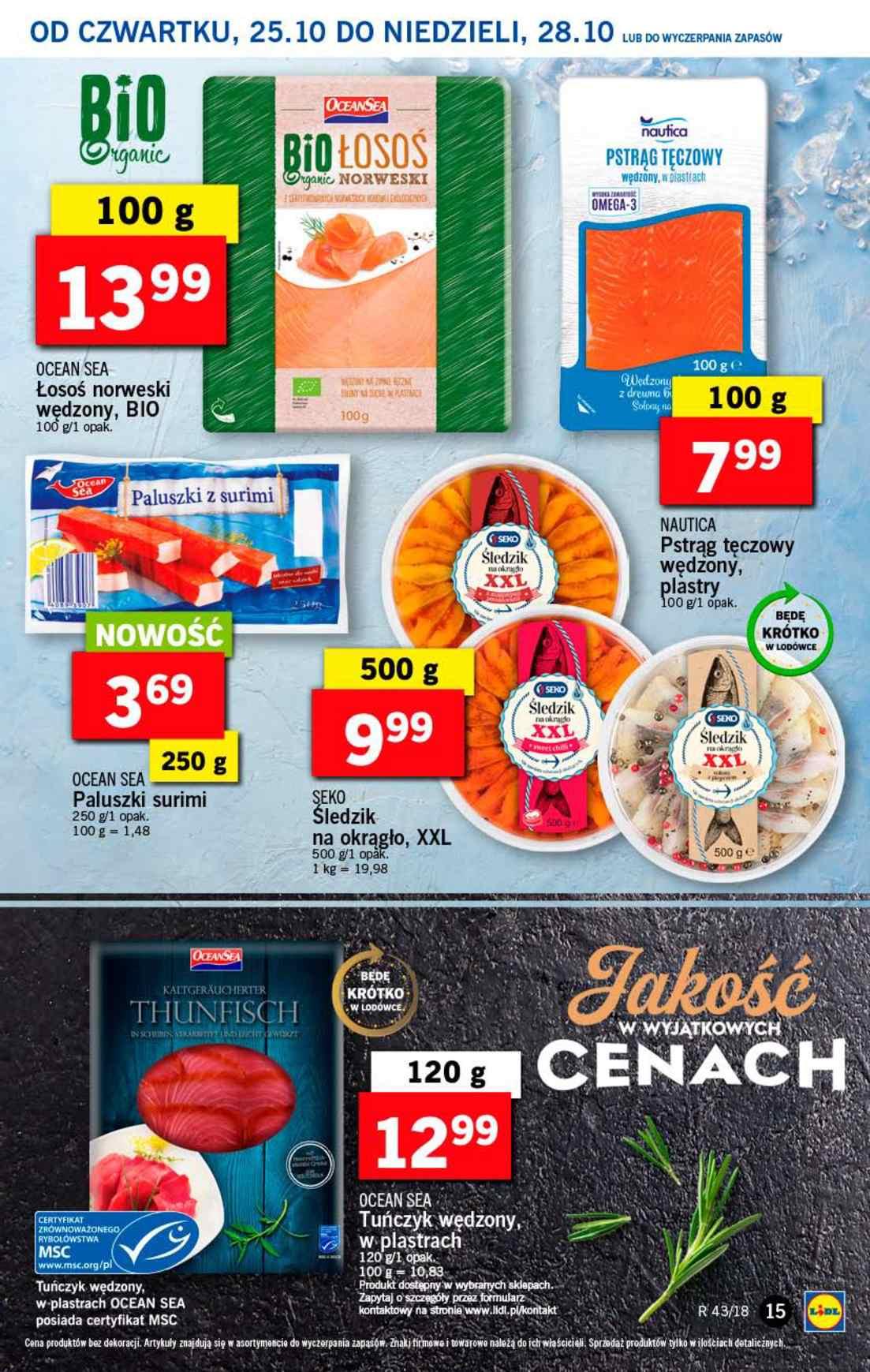 Gazetka promocyjna Lidl do 28/10/2018 str.15