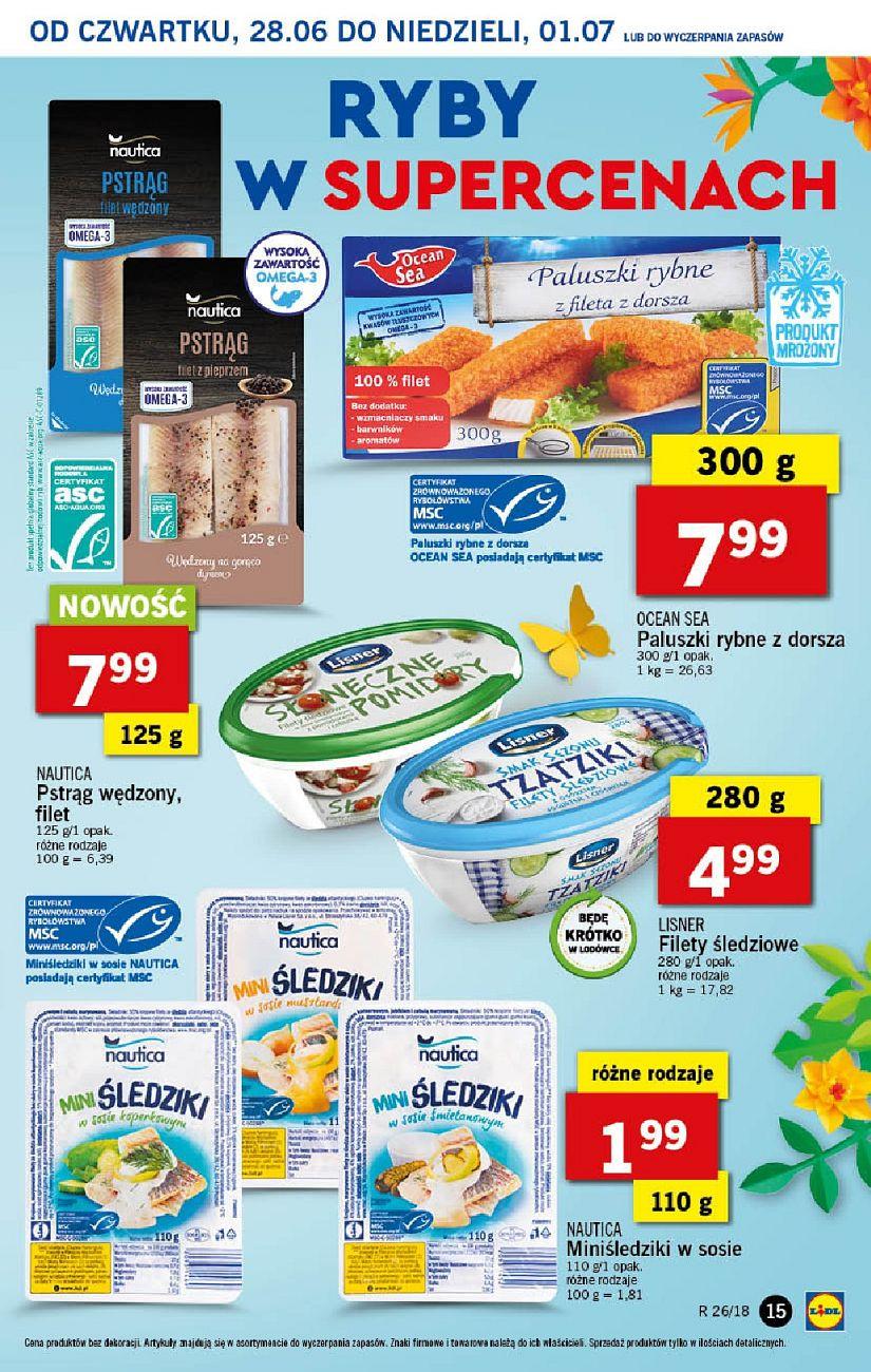 Gazetka promocyjna Lidl do 01/07/2018 str.15