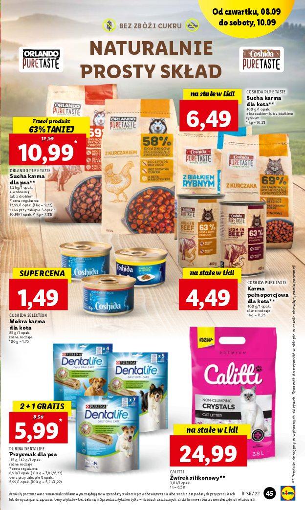 Gazetka promocyjna Lidl do 10/09/2022 str.45