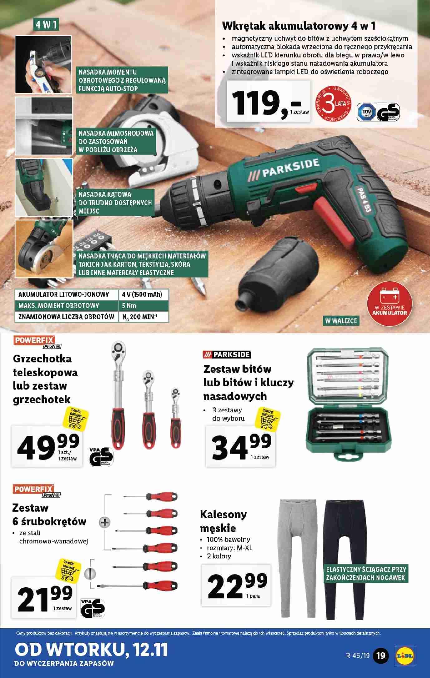 Gazetka promocyjna Lidl do 16/11/2019 str.19