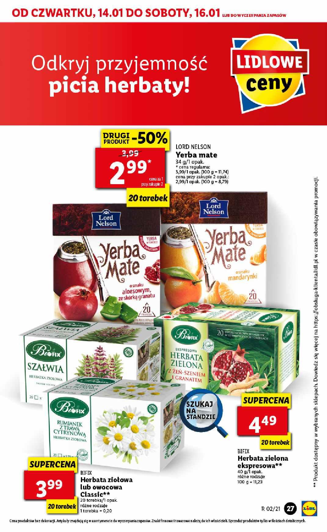 Gazetka promocyjna Lidl do 16/01/2021 str.27