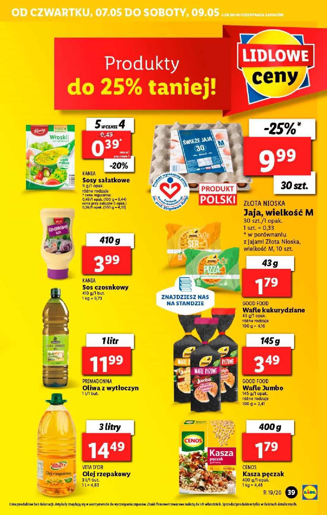 Gazetka promocyjna Lidl do 09/05/2020 str.39