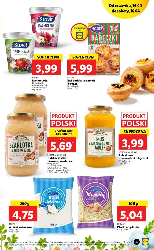 Gazetka promocyjna Lidl do 16/04/2022 str.39