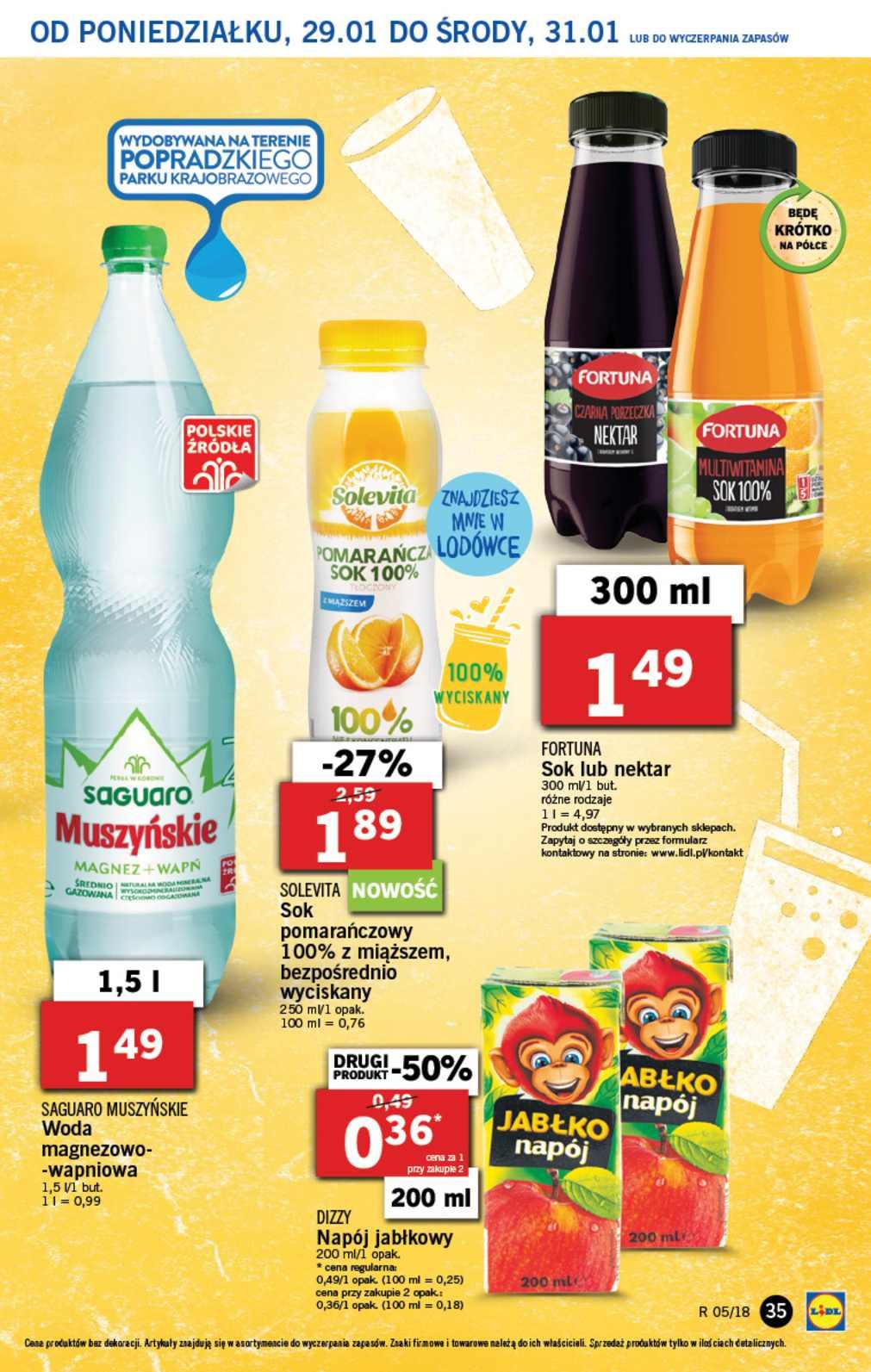 Gazetka promocyjna Lidl do 31/01/2018 str.35