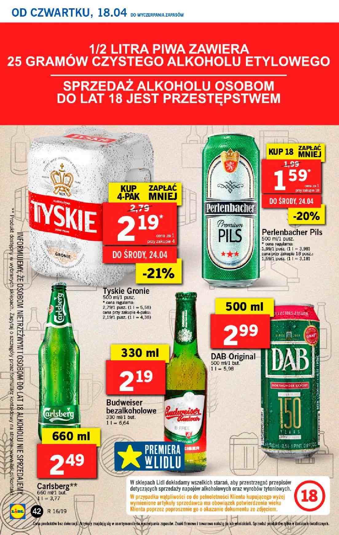 Gazetka promocyjna Lidl do 20/04/2019 str.42