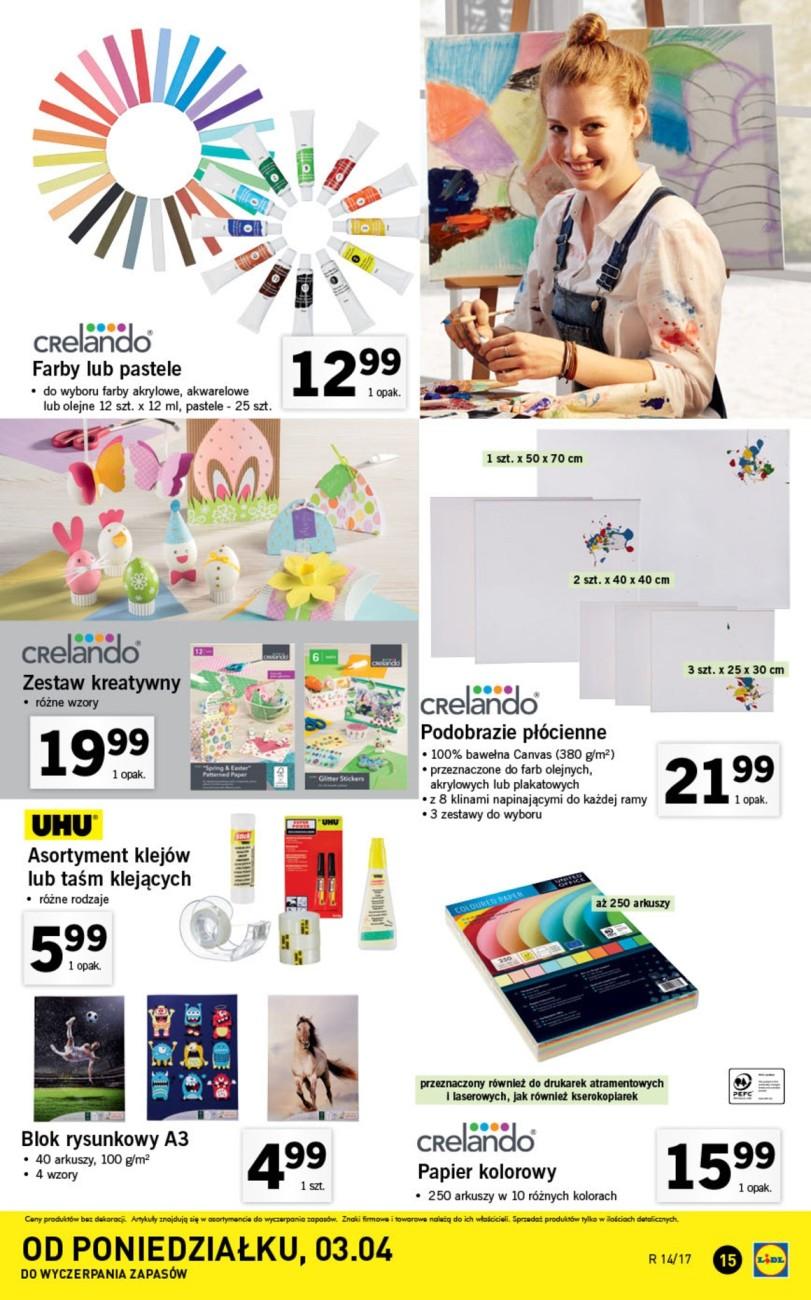 Gazetka promocyjna Lidl do 09/04/2017 str.15