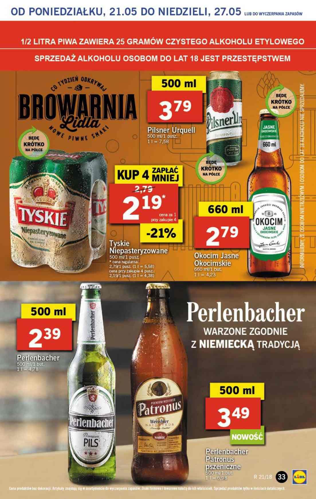 Gazetka promocyjna Lidl do 23/05/2018 str.33