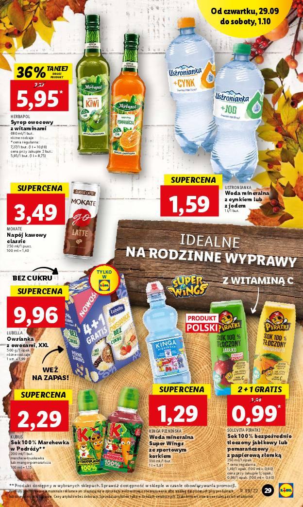 Gazetka promocyjna Lidl do 01/10/2022 str.29