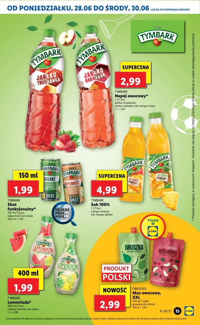 Gazetka promocyjna Lidl do 30/06/2021 str.15