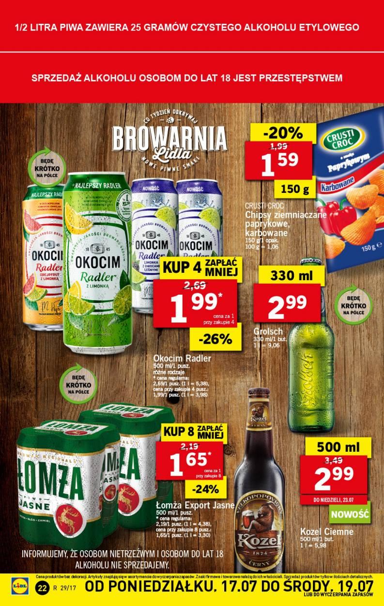 Gazetka promocyjna Lidl do 19/07/2017 str.22