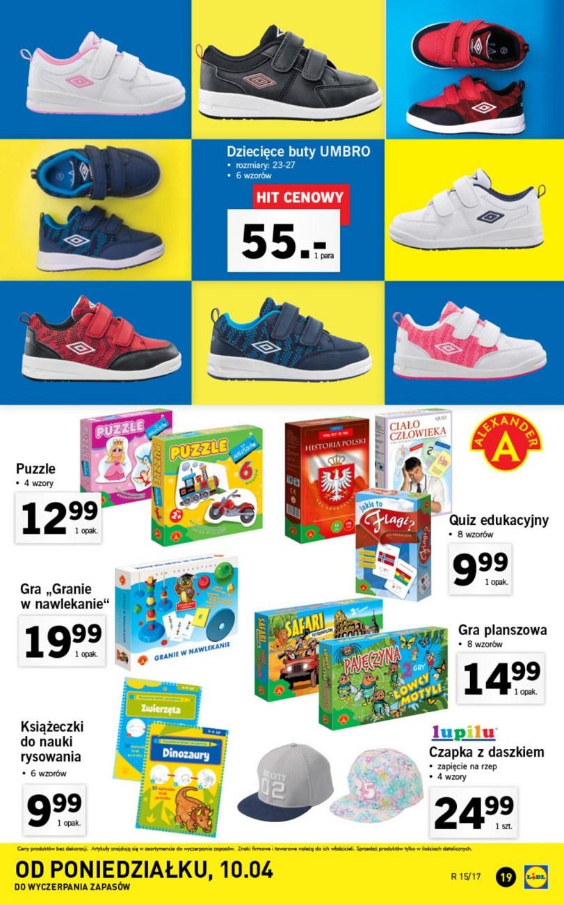 Gazetka promocyjna Lidl do 15/04/2017 str.19