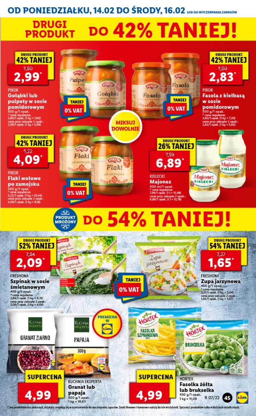 Gazetka promocyjna Lidl do 16/02/2022 str.45