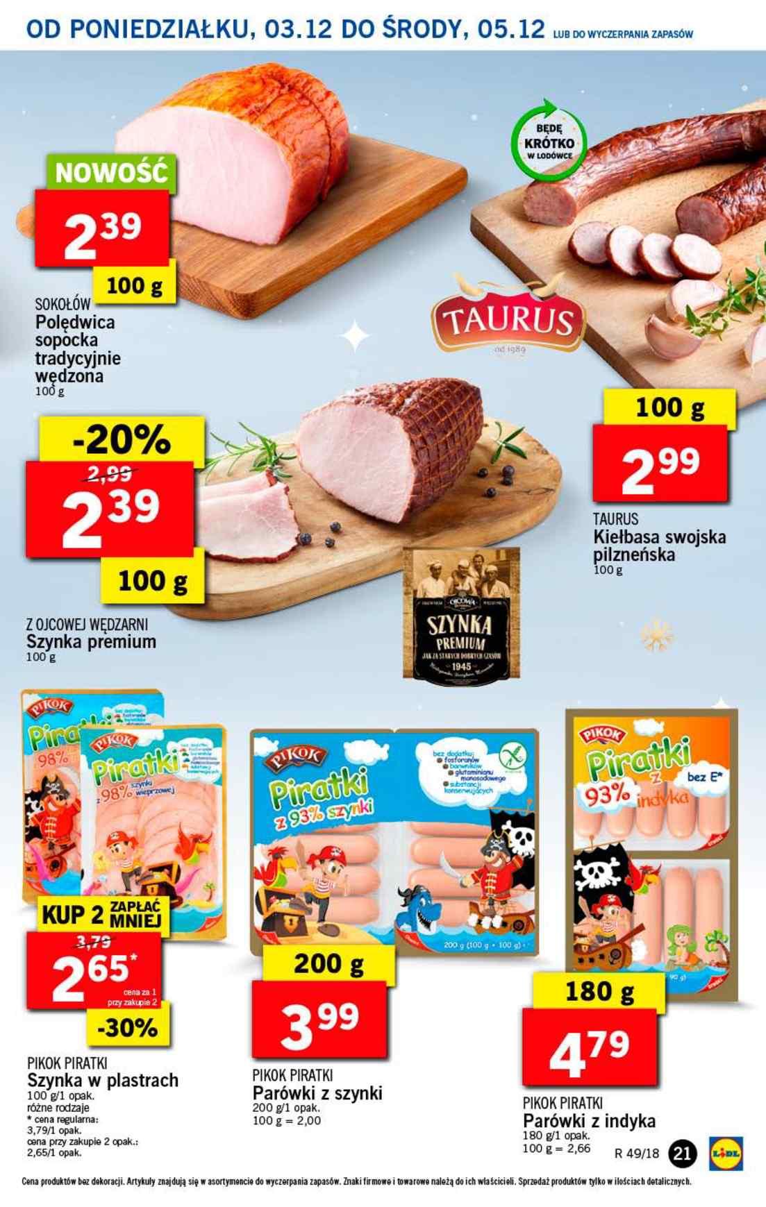 Gazetka promocyjna Lidl do 05/12/2018 str.21