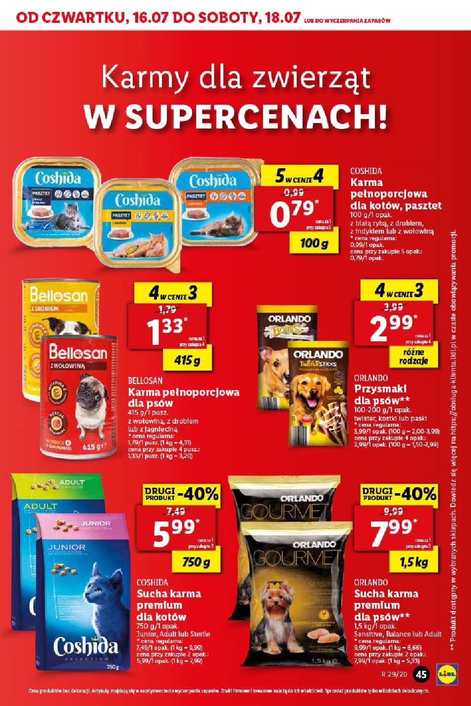 Gazetka promocyjna Lidl do 18/07/2020 str.45