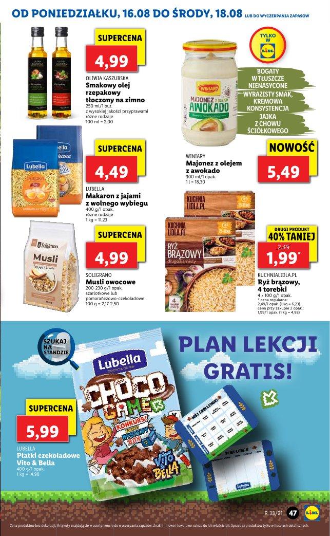 Gazetka promocyjna Lidl do 18/08/2021 str.47