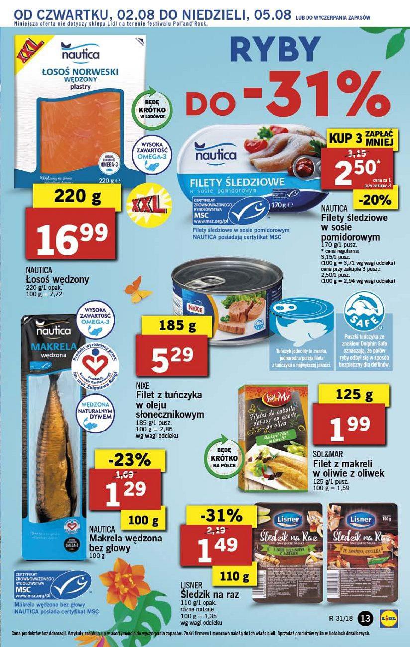 Gazetka promocyjna Lidl do 05/08/2018 str.13