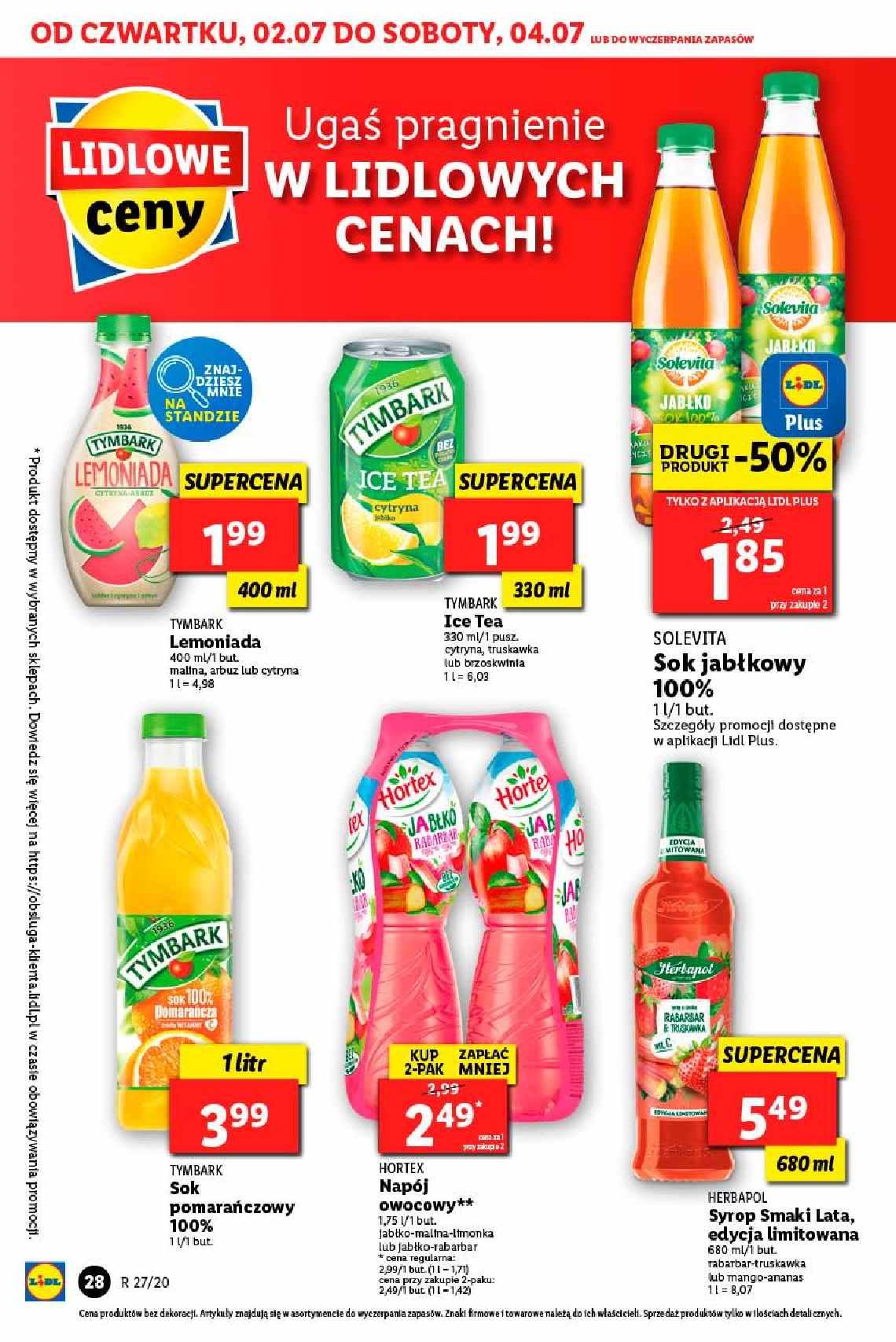 Gazetka promocyjna Lidl do 04/07/2020 str.28