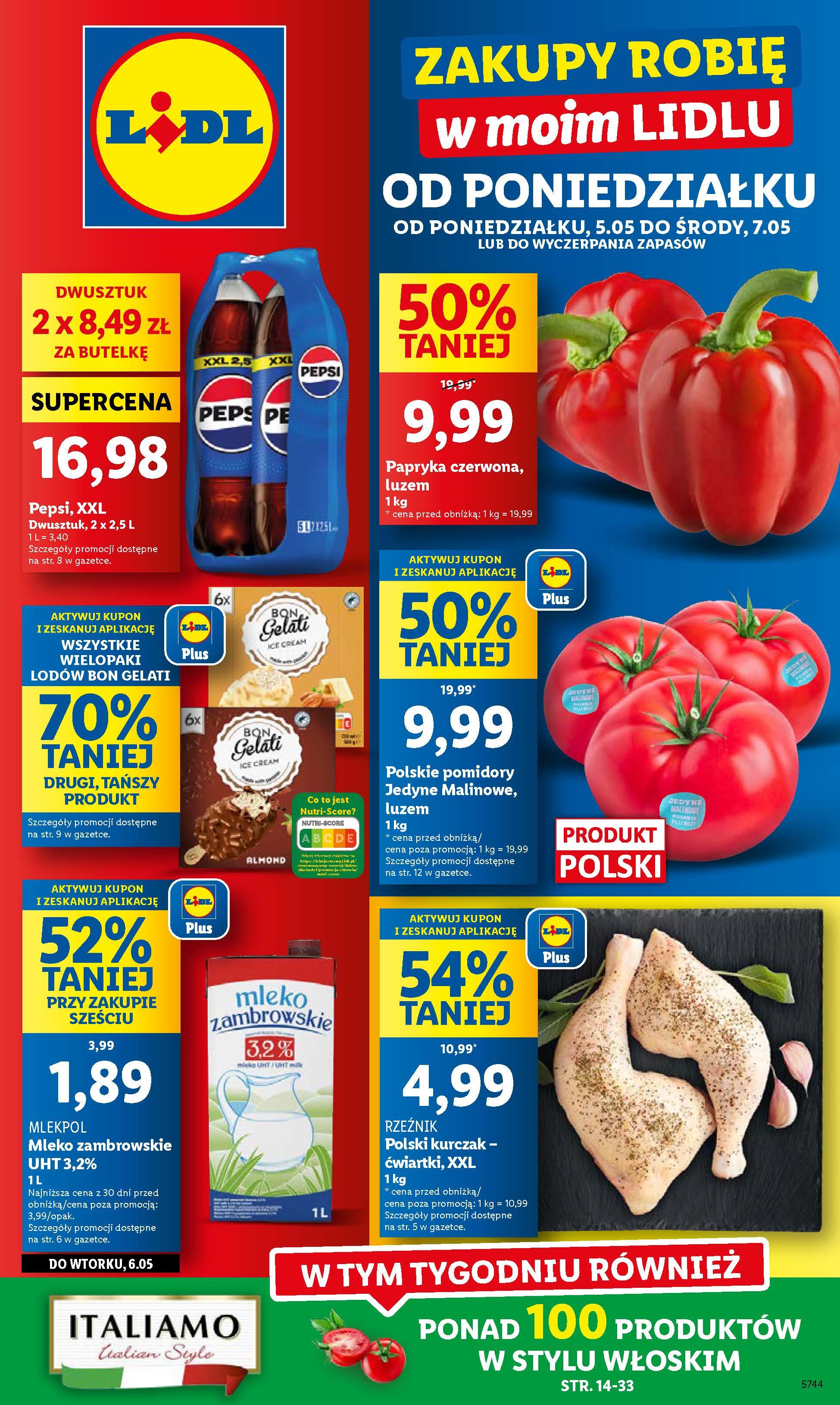 Gazetka promocyjna Lidl do 07/05/2025 str.1