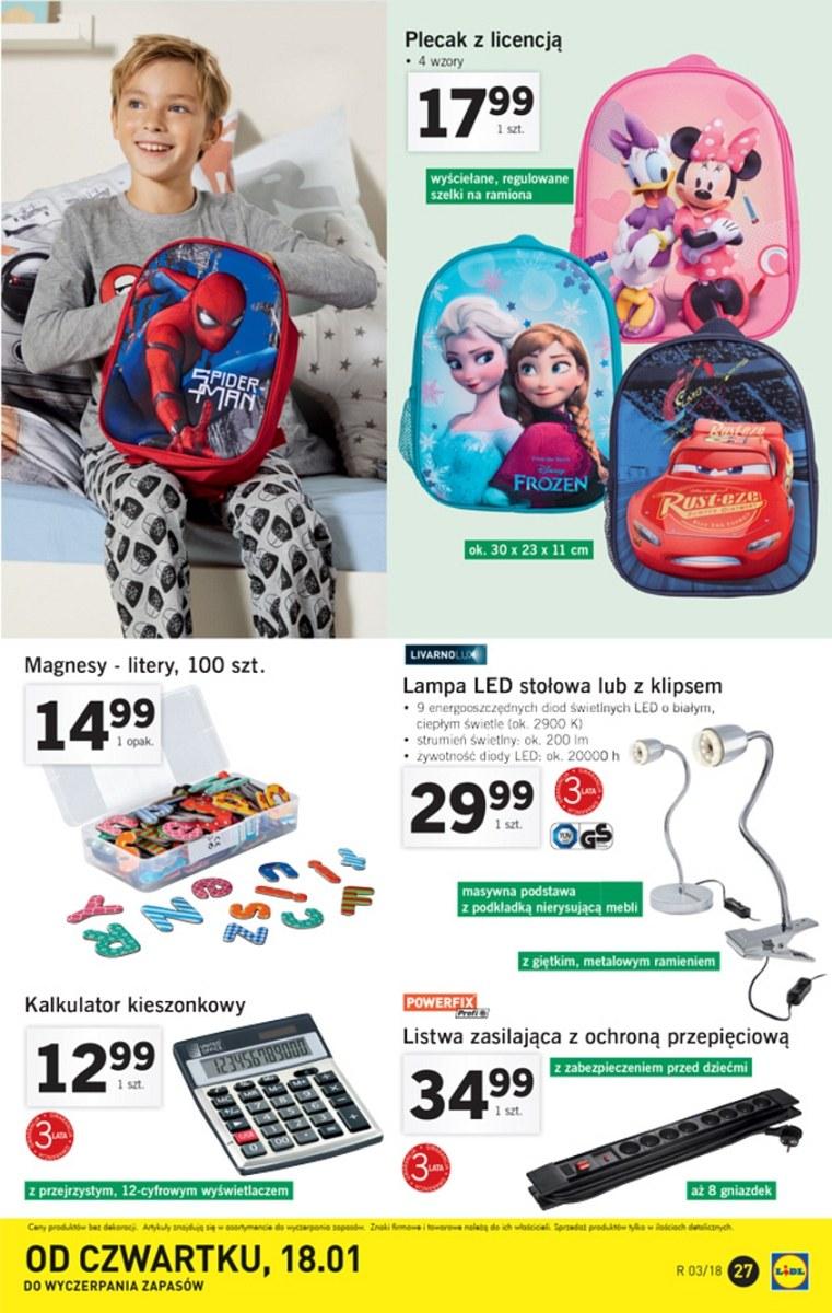 Gazetka promocyjna Lidl do 21/01/2018 str.27