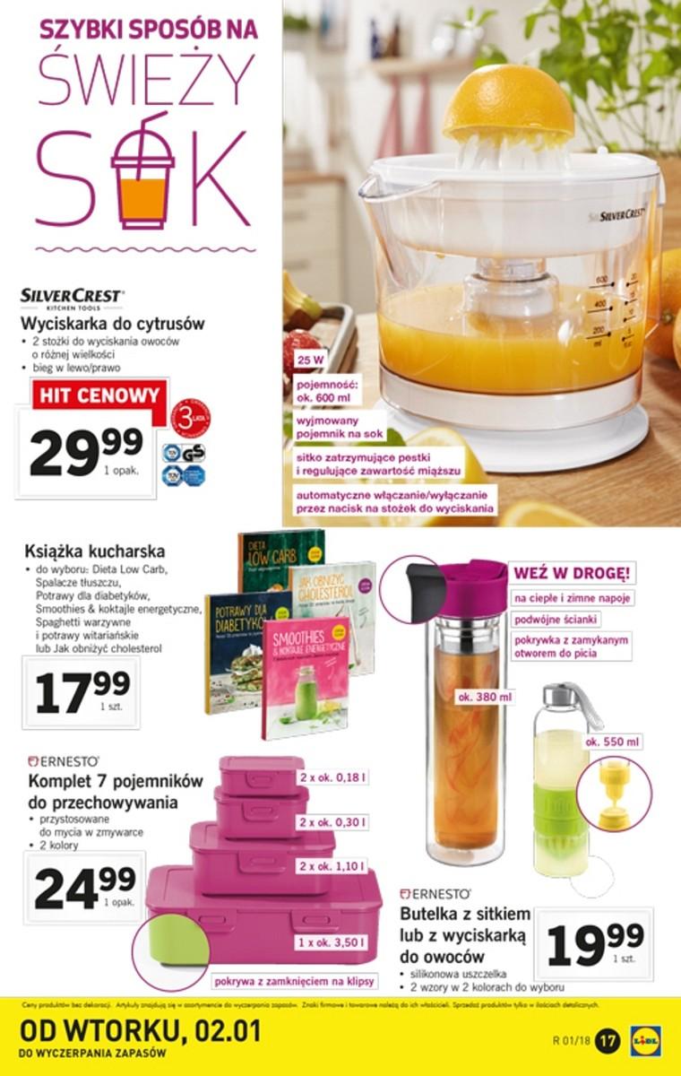 Gazetka promocyjna Lidl do 07/01/2018 str.17