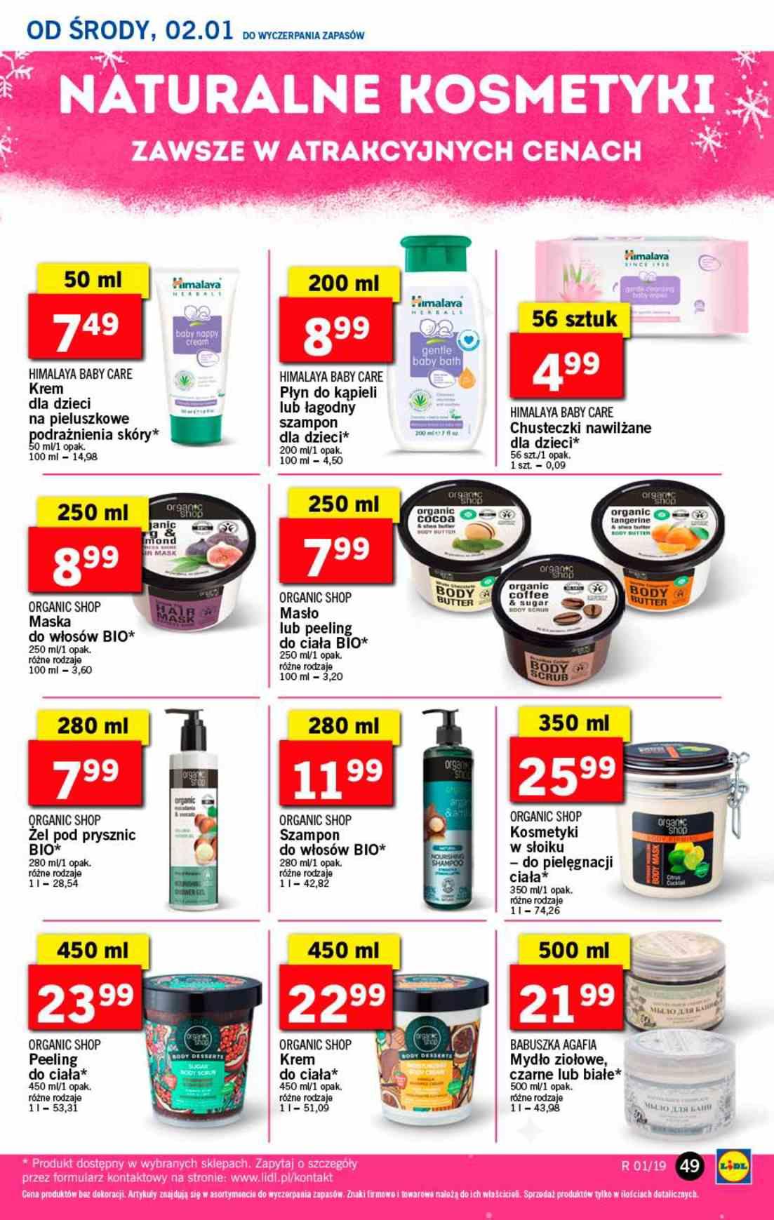 Gazetka promocyjna Lidl do 05/01/2019 str.49