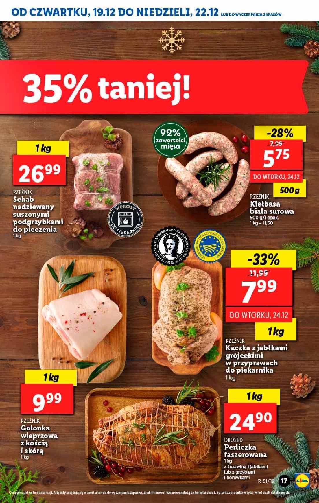 Gazetka promocyjna Lidl do 22/12/2019 str.17