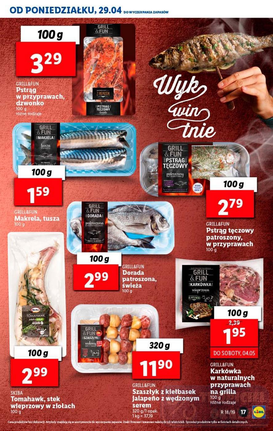 Gazetka promocyjna Lidl do 04/05/2019 str.17