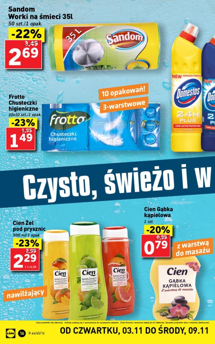 Gazetka promocyjna Lidl do 09/11/2016 str.16