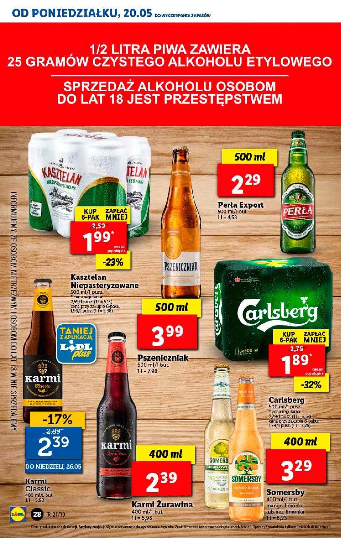 Gazetka promocyjna Lidl do 26/05/2019 str.28