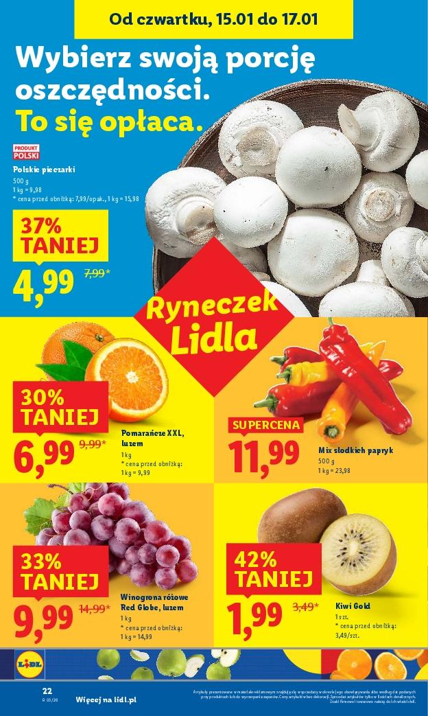 Gazetka promocyjna Lidl do 17/01/2026 str.22