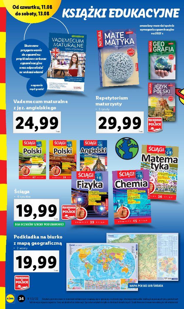 Gazetka promocyjna Lidl do 13/08/2022 str.34