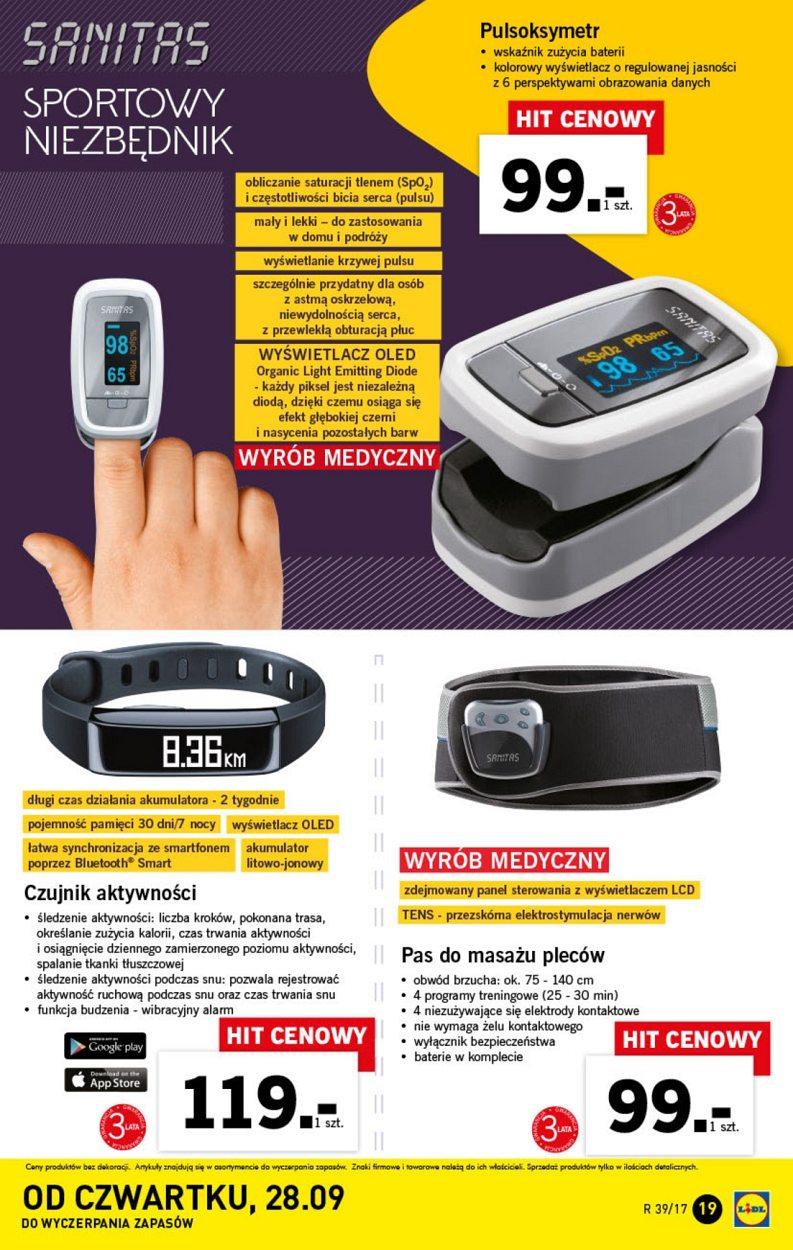 Gazetka promocyjna Lidl do 01/10/2017 str.19