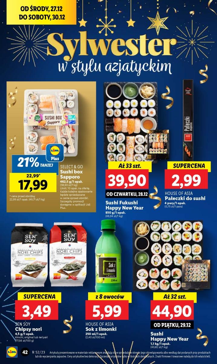 Gazetka promocyjna Lidl do 30/12/2023 str.42