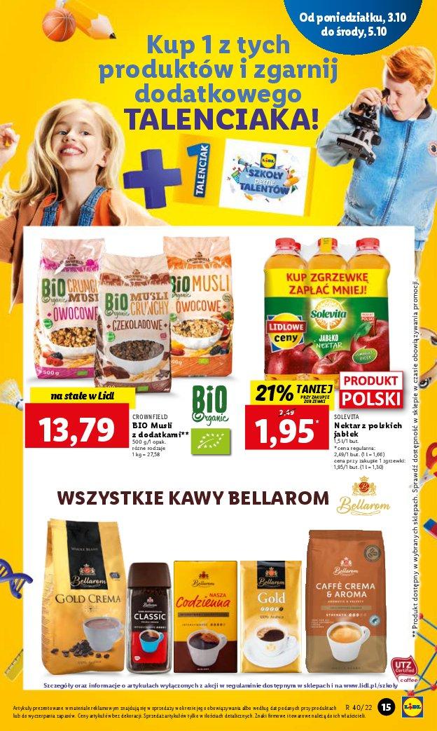 Gazetka promocyjna Lidl do 05/10/2022 str.15