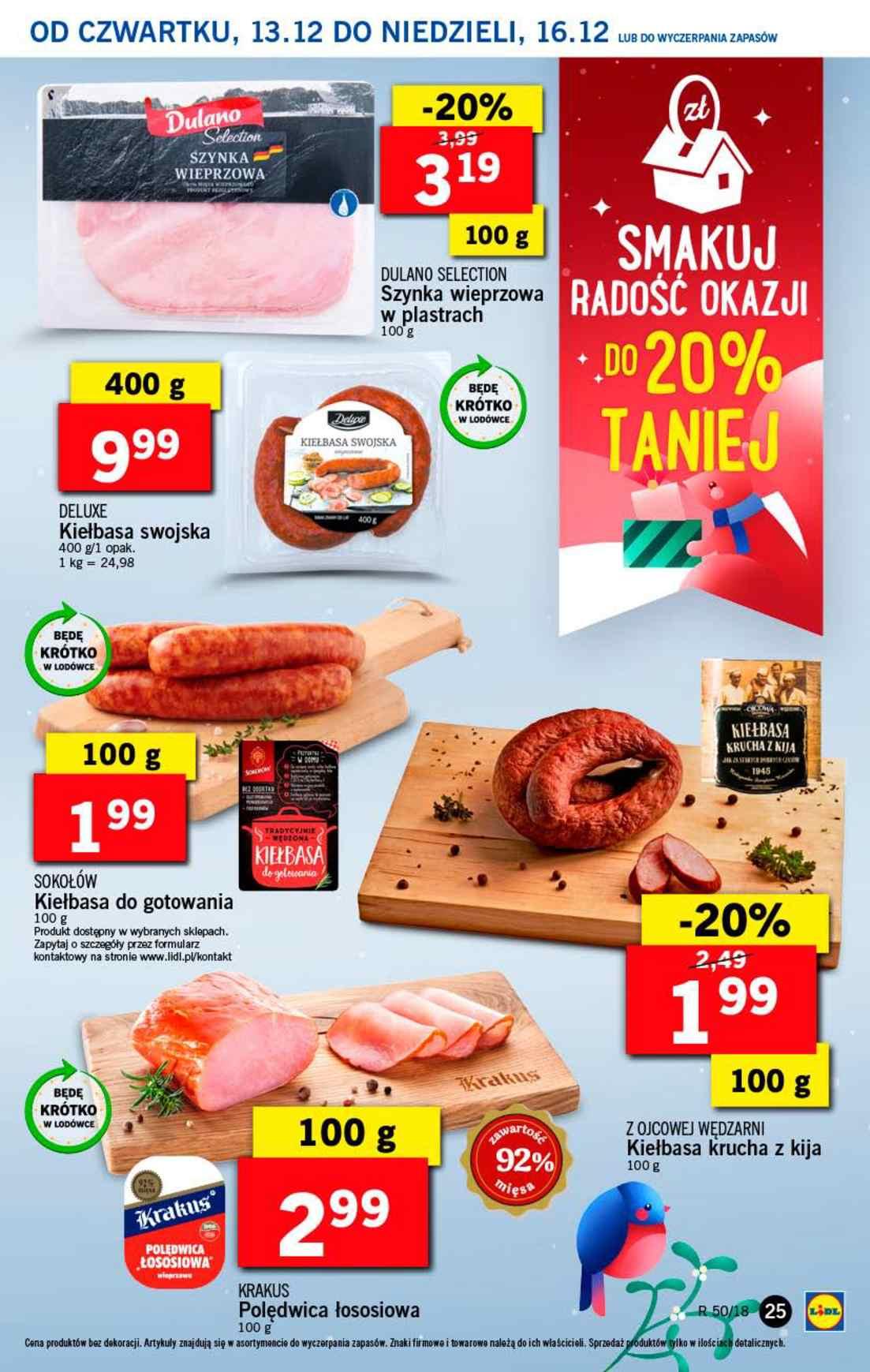 Gazetka promocyjna Lidl do 16/12/2018 str.25