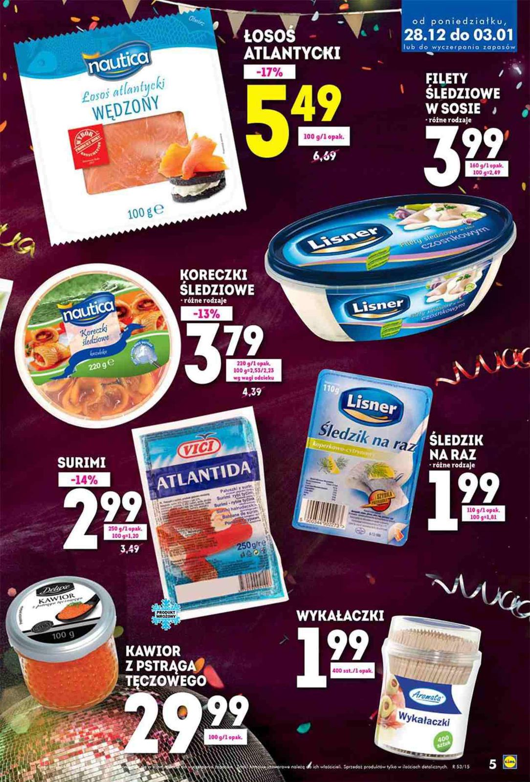 Gazetka promocyjna Lidl do 03/01/2016 str.5