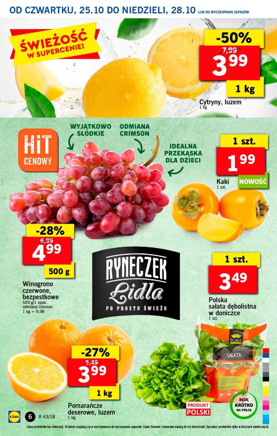 Gazetka promocyjna Lidl do 28/10/2018 str.6