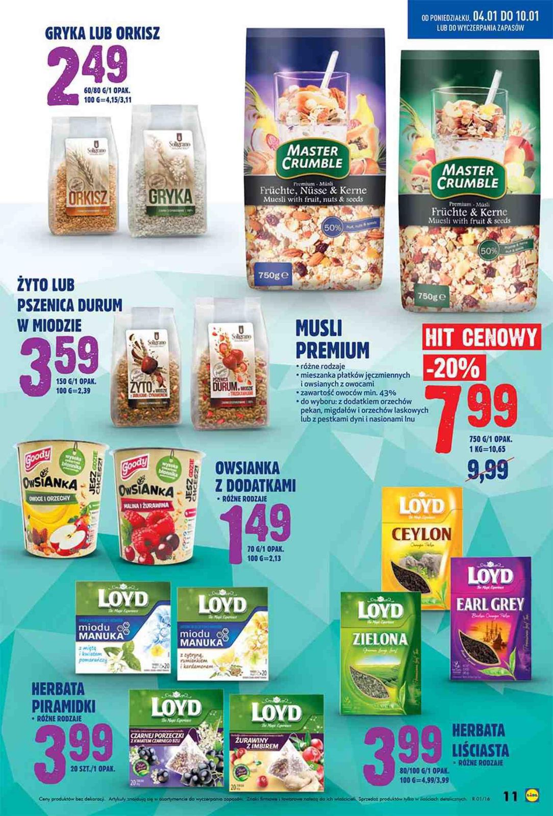 Gazetka promocyjna Lidl do 10/01/2016 str.11