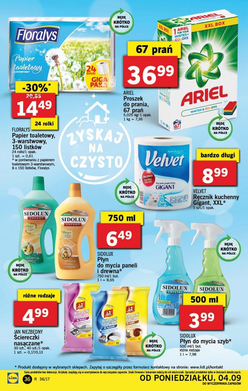 Gazetka promocyjna Lidl do 06/09/2017 str.36