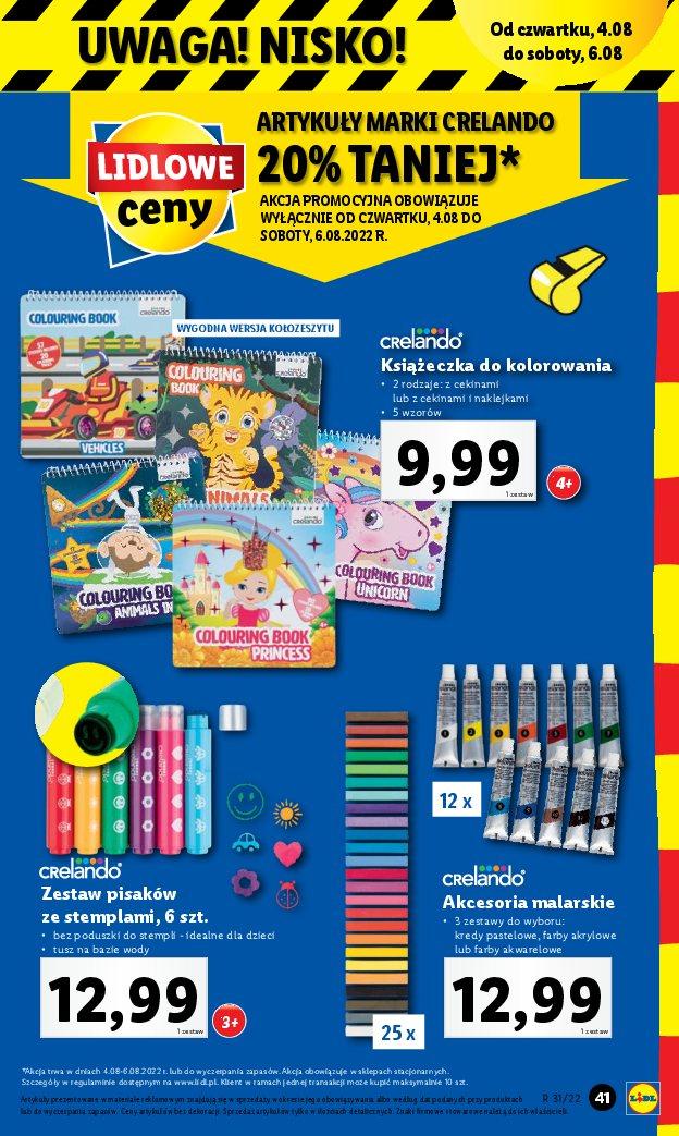 Gazetka promocyjna Lidl do 06/08/2022 str.41