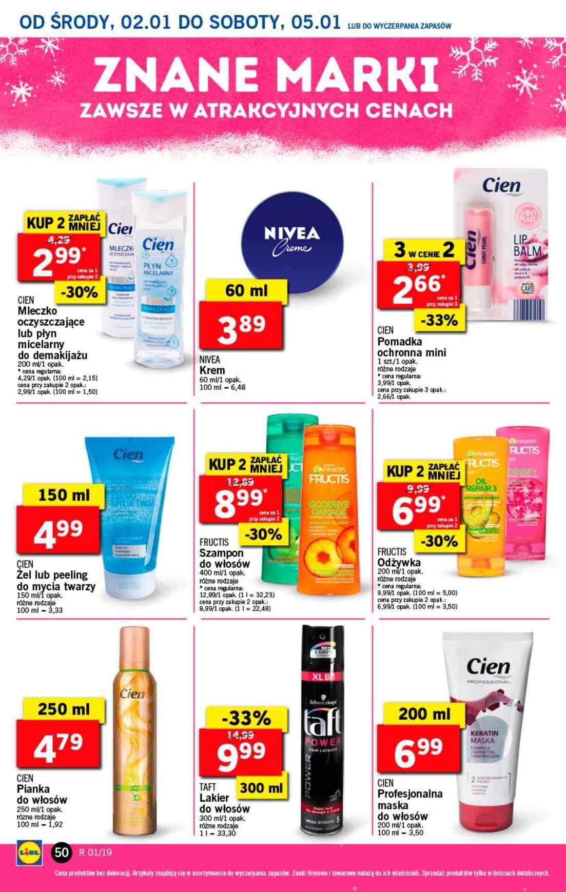 Gazetka promocyjna Lidl do 05/01/2019 str.50