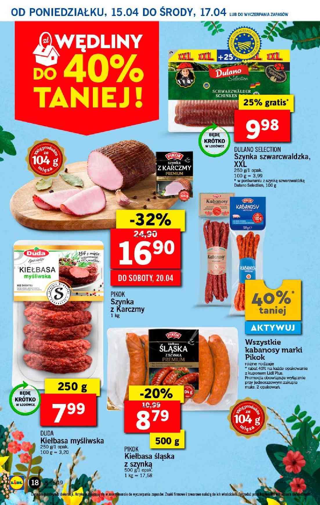 Gazetka promocyjna Lidl do 17/04/2019 str.18