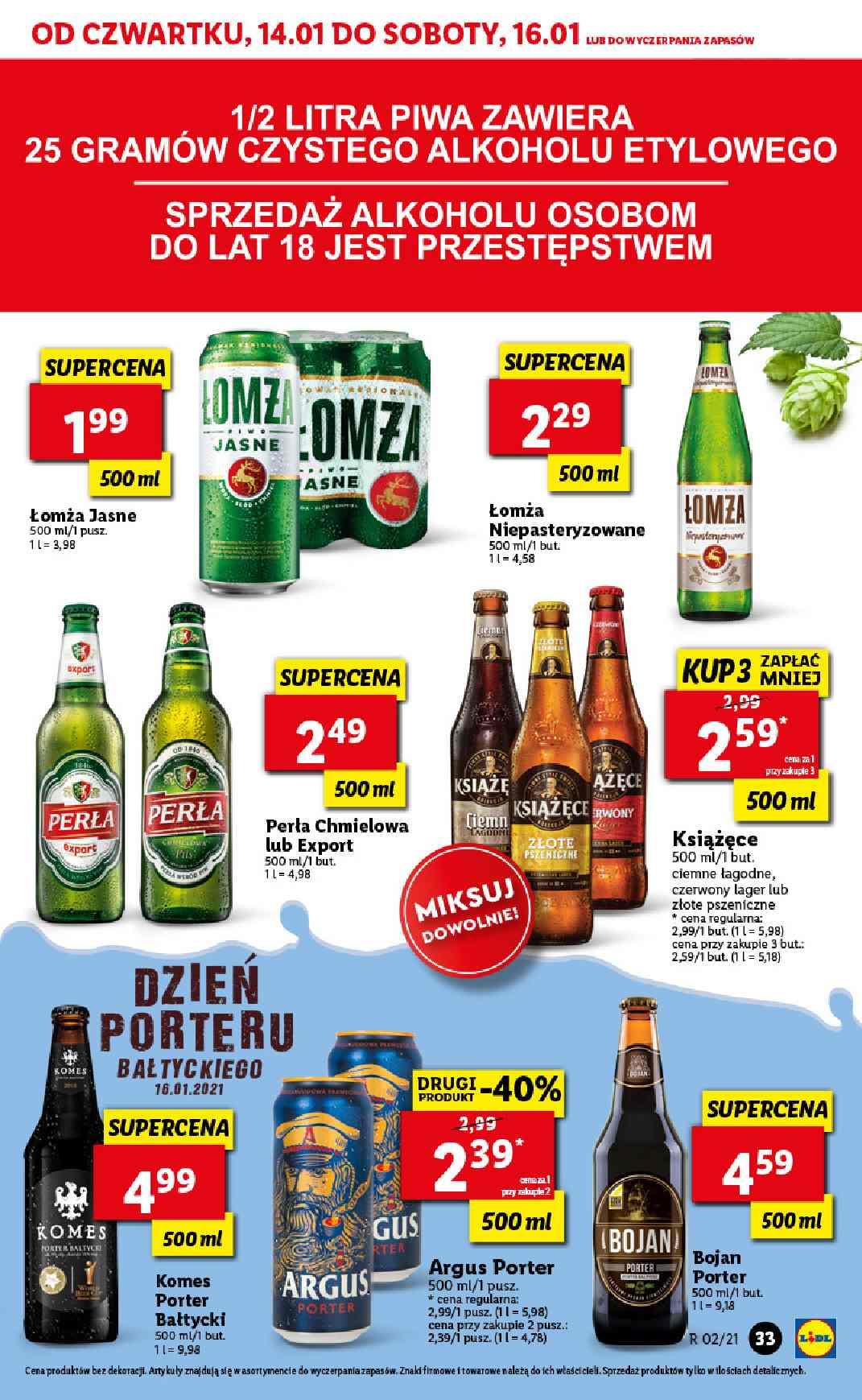 Gazetka promocyjna Lidl do 16/01/2021 str.33