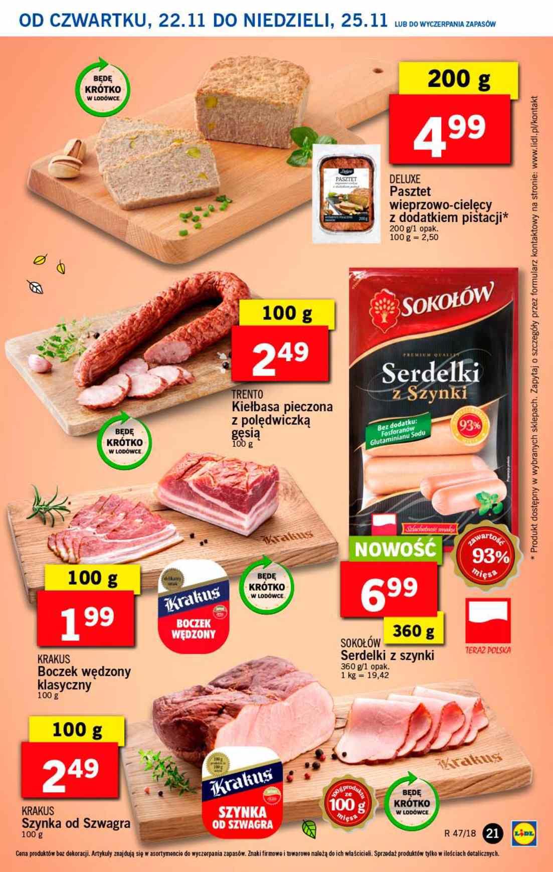 Gazetka promocyjna Lidl do 25/11/2018 str.21